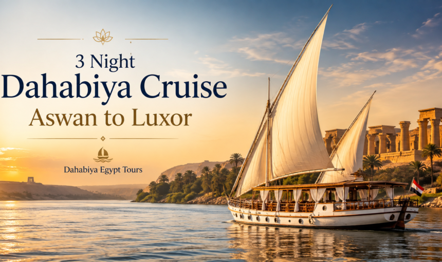 3 Night Dahabiya Cruise Aswan to Luxor | Dahabiya Tours