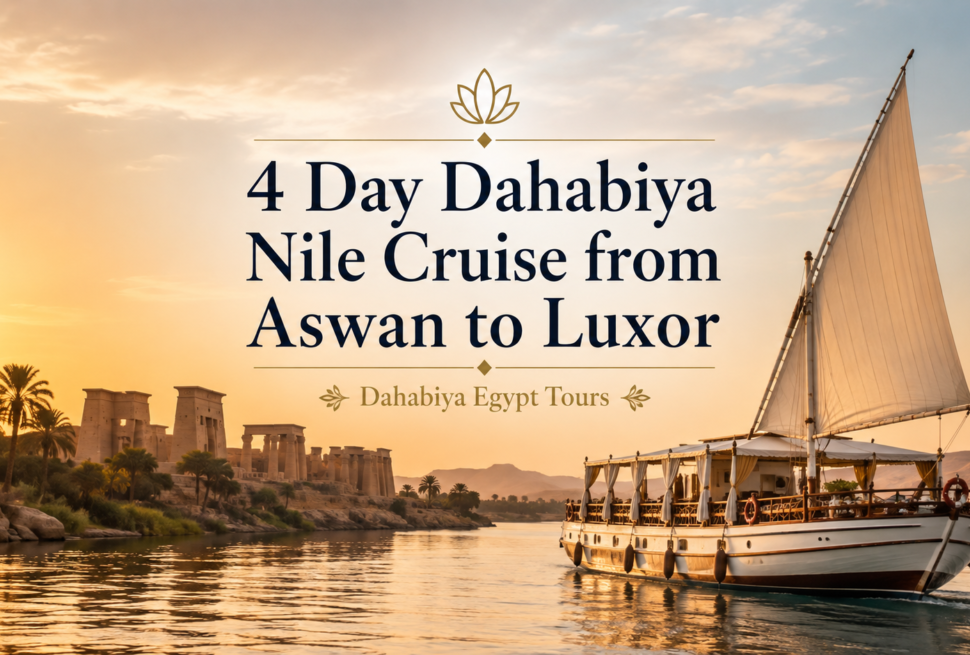 4 Day Dahabiya Nile Cruise from Aswan to Luxor