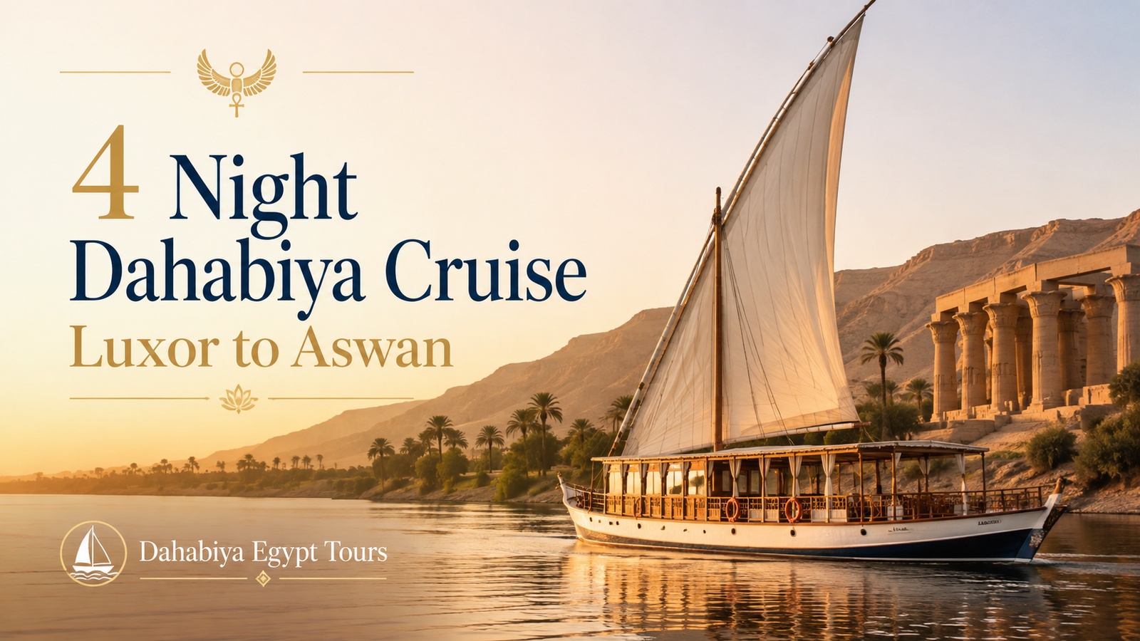 4 Night Dahabiya Cruise Luxor to Aswan