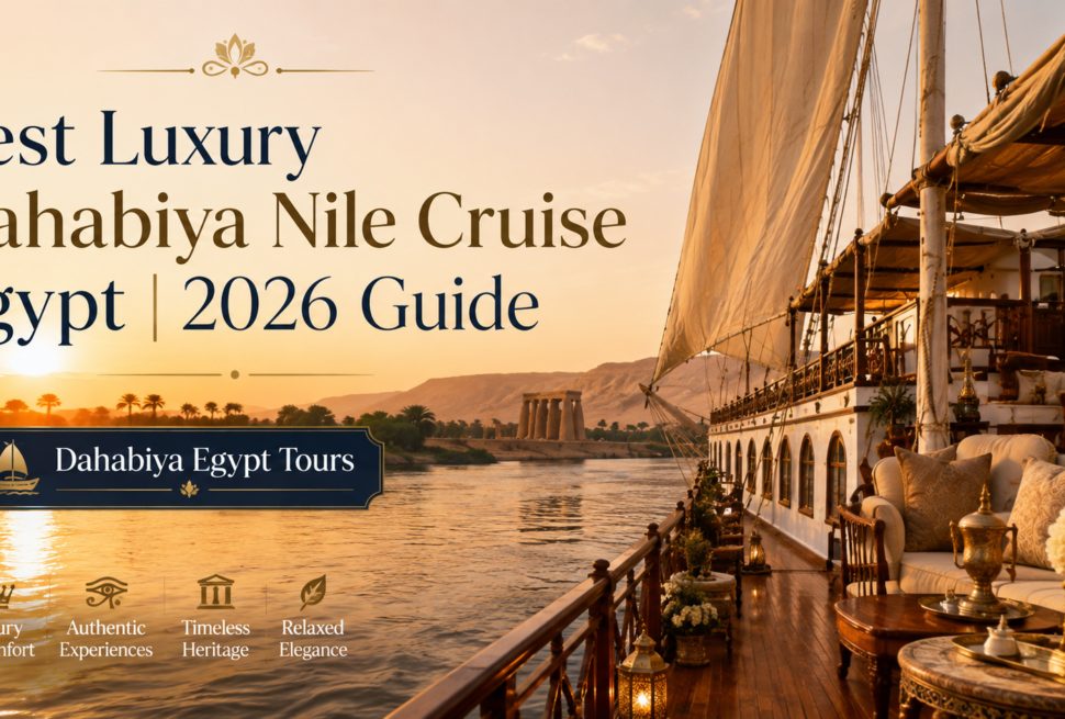 Best Luxury Dahabiya Nile Cruise Egypt