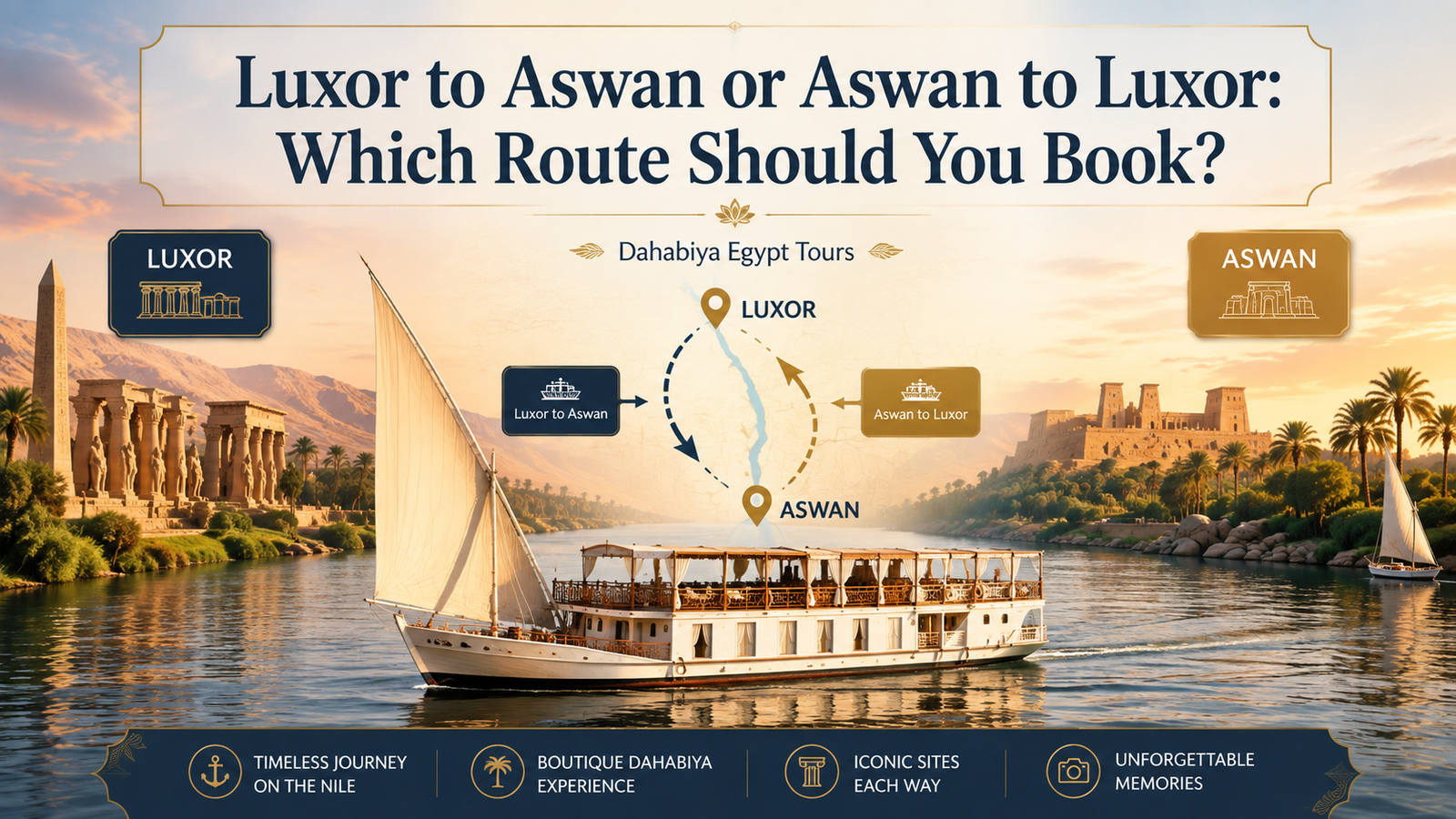 Book Dahabiya Nile Cruise Online