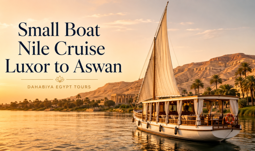 Small Boat Nile Cruise Luxor to Aswan | Dahabiya Tours