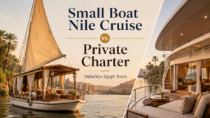 Small Boat Nile Cruise vs. Private Charter