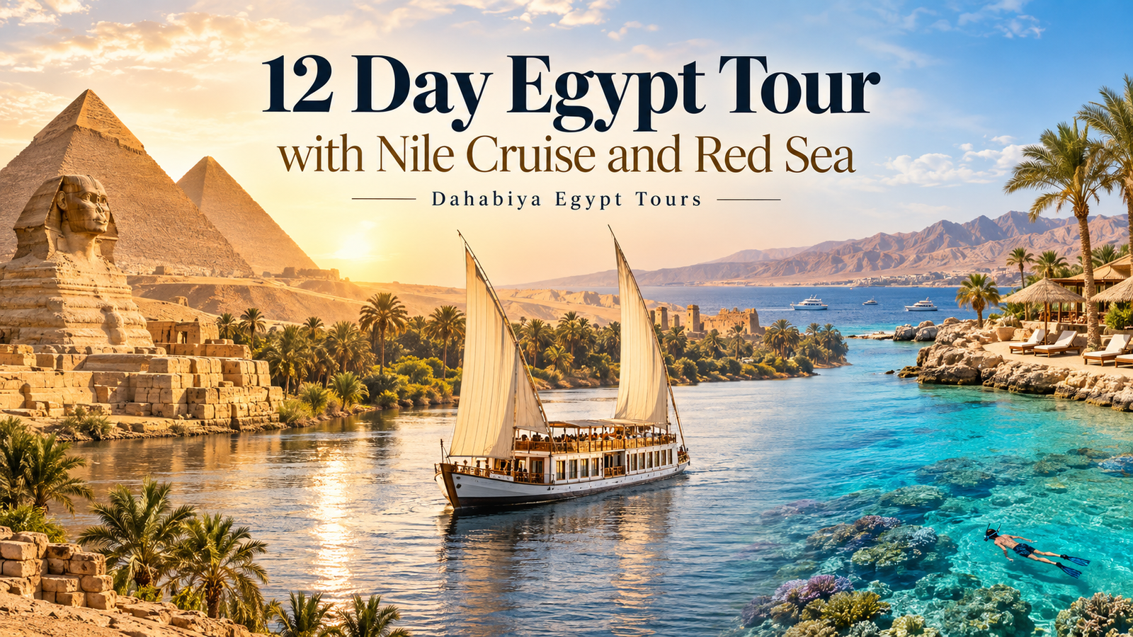 12 Day Egypt Tour with Nile Cruise and Red Sea