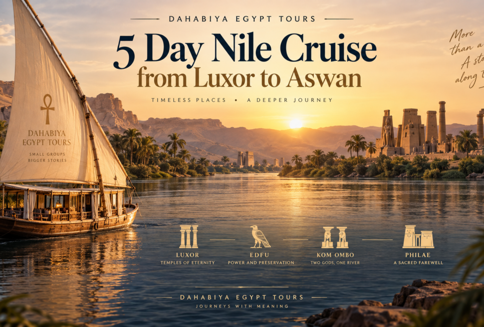 5 Day Nile Cruise from Luxor to Aswan
