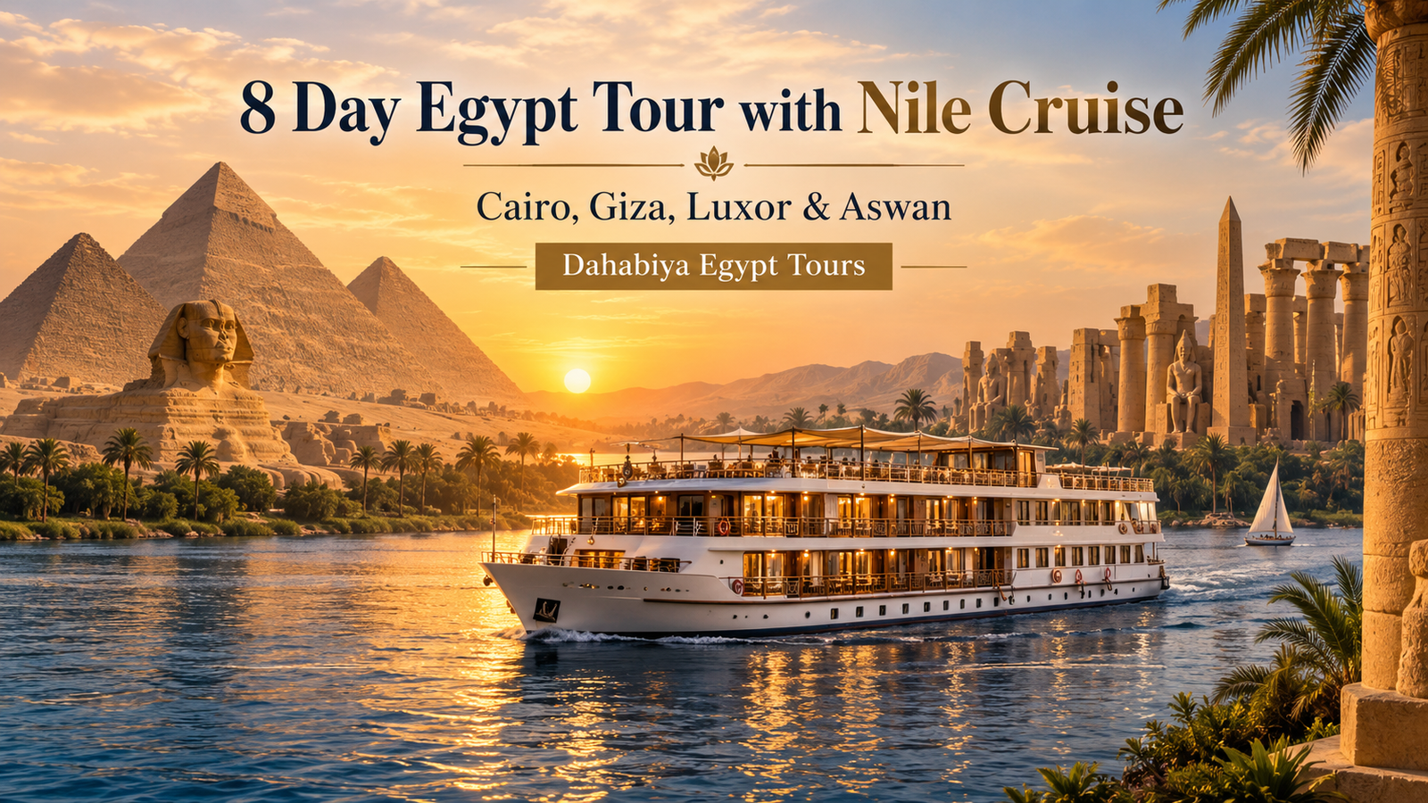 8 day Egypt tour with Nile cruise