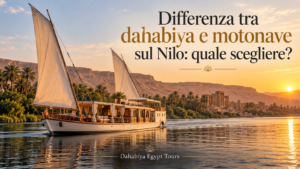 Dahabiya o motonave sul Nilo