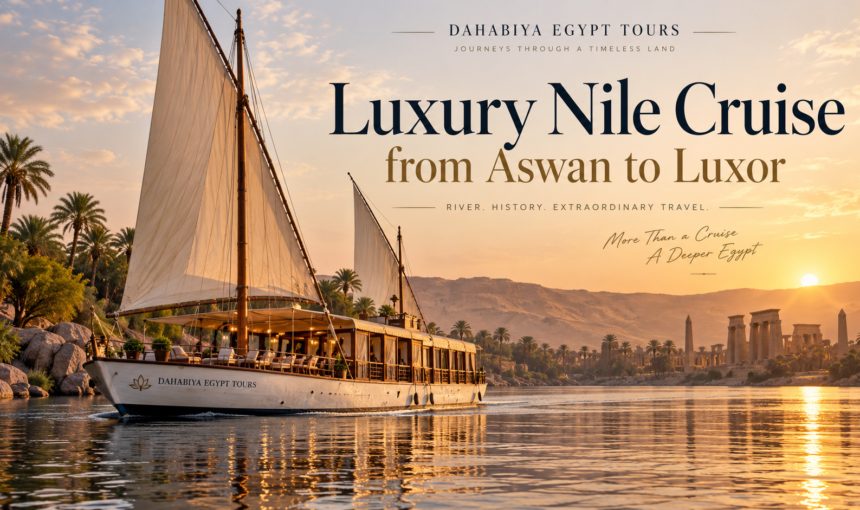Luxury Nile Cruise from Aswan to Luxor | Dahabiya