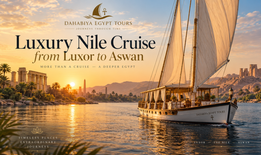 Luxury Nile Cruise Luxor to Aswan | Dahabiya Egypt Tours