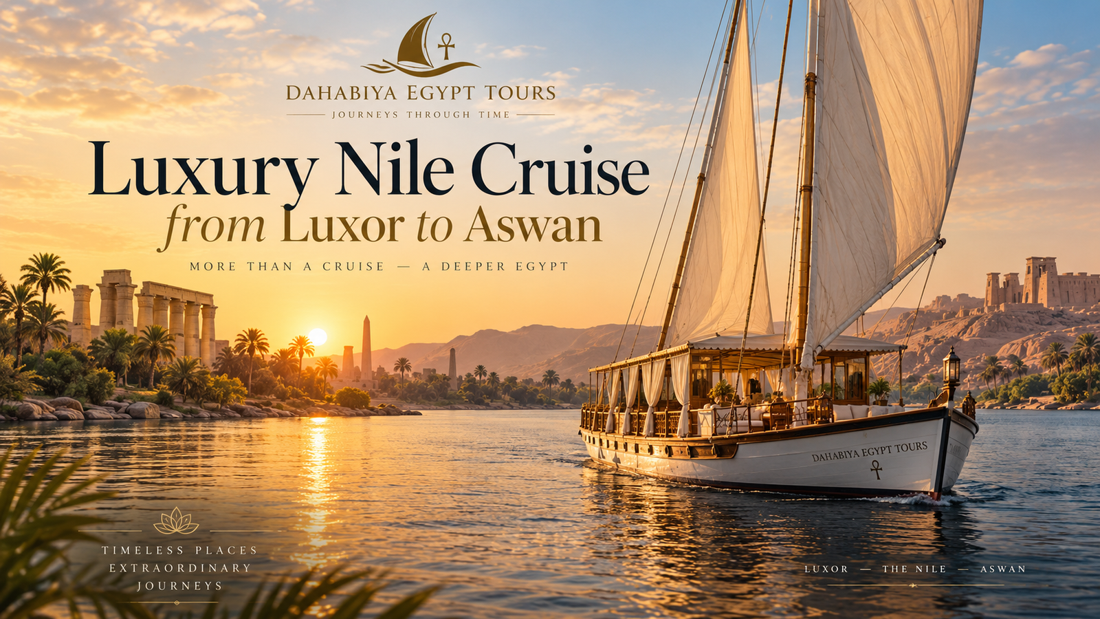 Luxury Nile Cruise from Luxor to Aswan