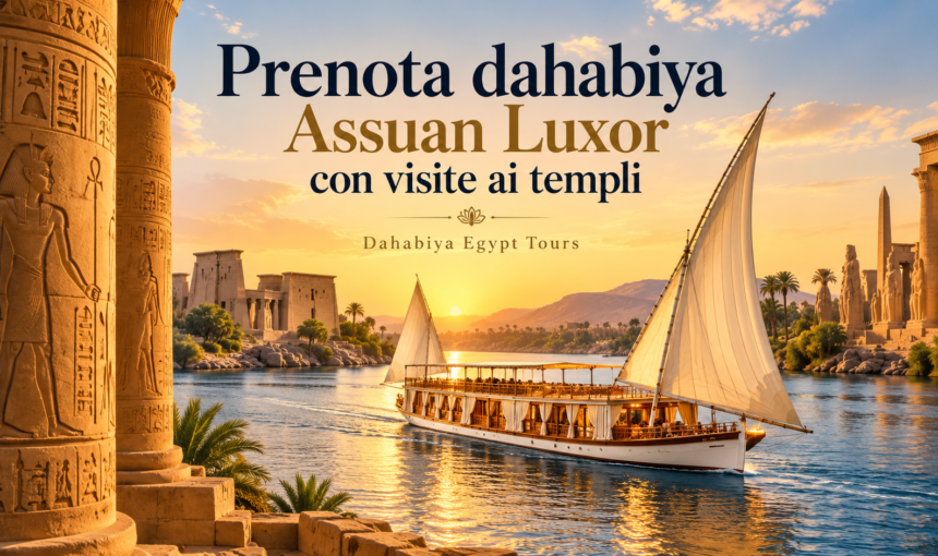 Dahabiya Assuan Luxor con visite ai templi | Prenota
