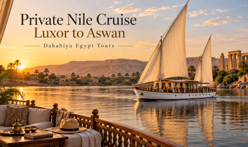 Private Nile Cruise Luxor to Aswan | Dahabiya Egypt Tours