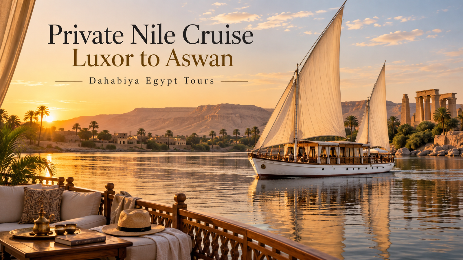 Private Nile Cruise Luxor to Aswan