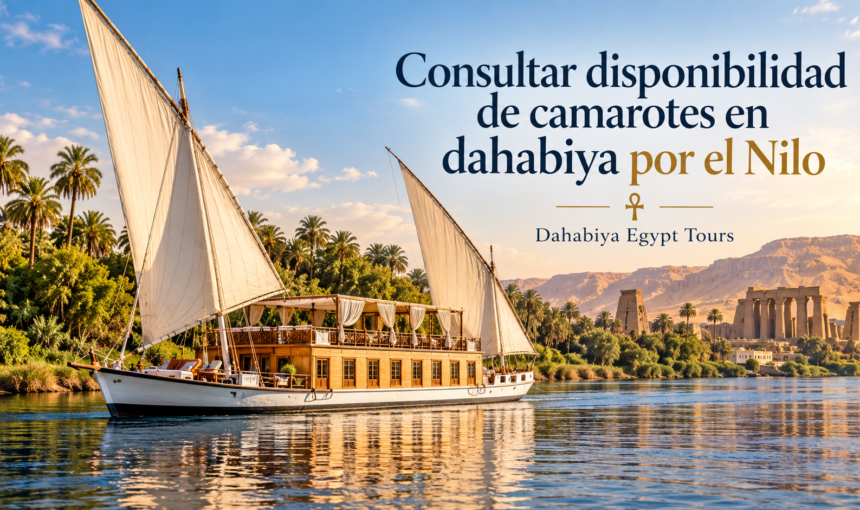 Consultar camarotes en dahabiya por el Nilo: 5 claves