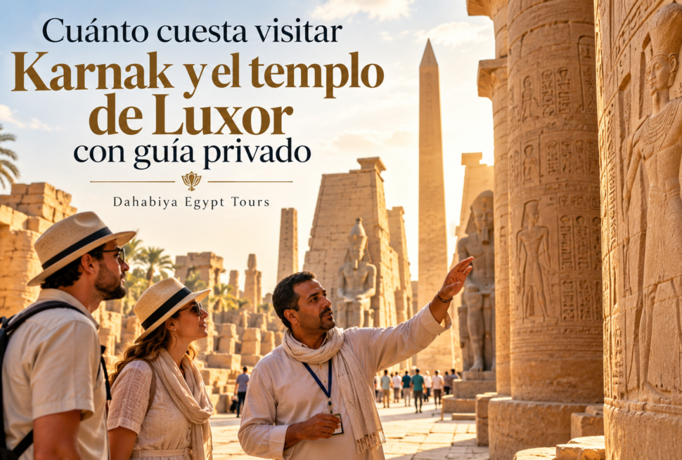 Cuánto cuesta visitar Karnak y el templo de Luxor con guía privado