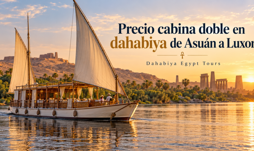 precio cabina doble en dahabiya de Asuán a Luxor: 5 claves