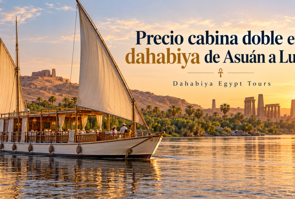Precio cabina doble en dahabiya de Asuán a Luxor