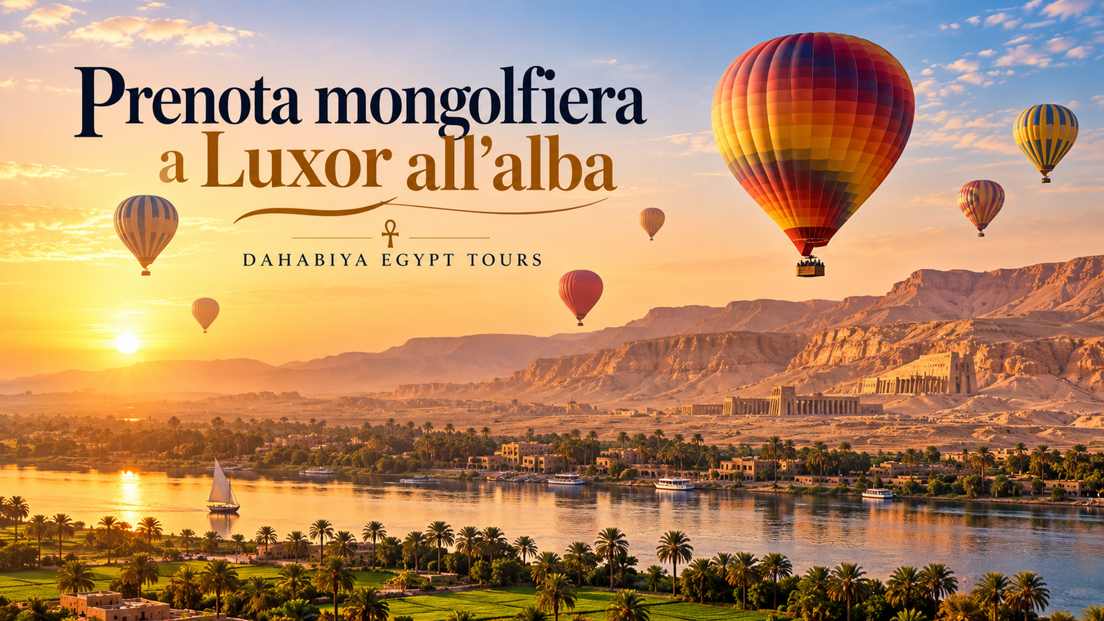 Prenota mongolfiera a Luxor all’alba