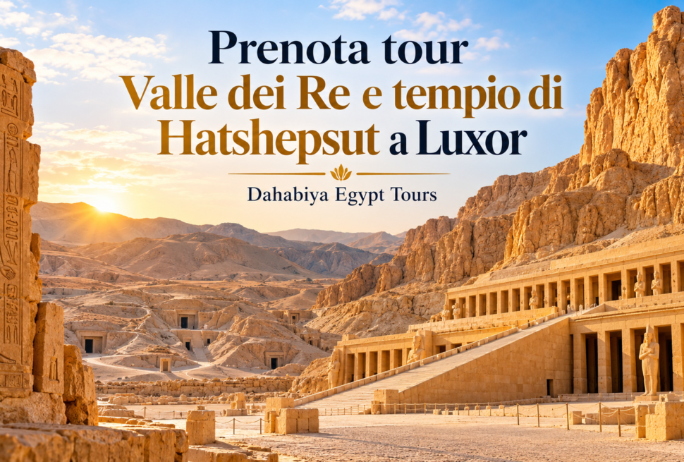 Prenota tour Valle dei Re e tempio di Hatshepsut a Luxor
