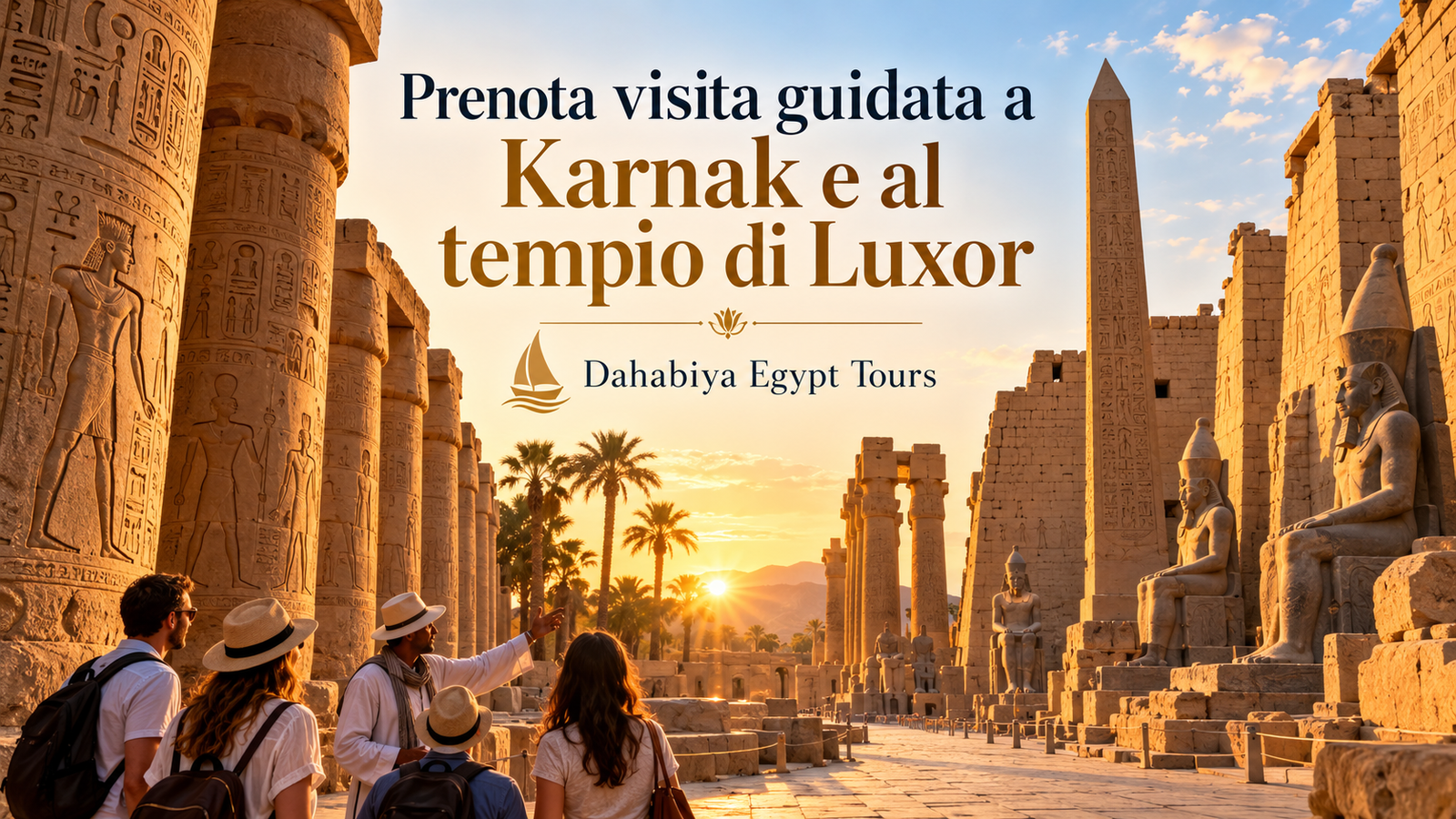 Prenota visita guidata a Karnak e al tempio di Luxor