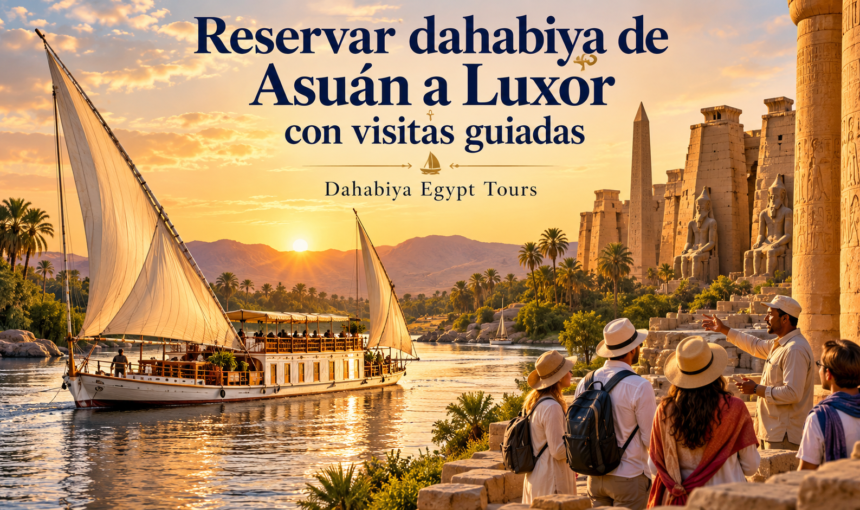 reservar dahabiya de Asuán a Luxor: 7 claves