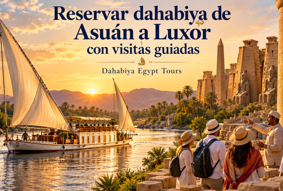 Reservar dahabiya de Asuán a Luxor con visitas guiadas