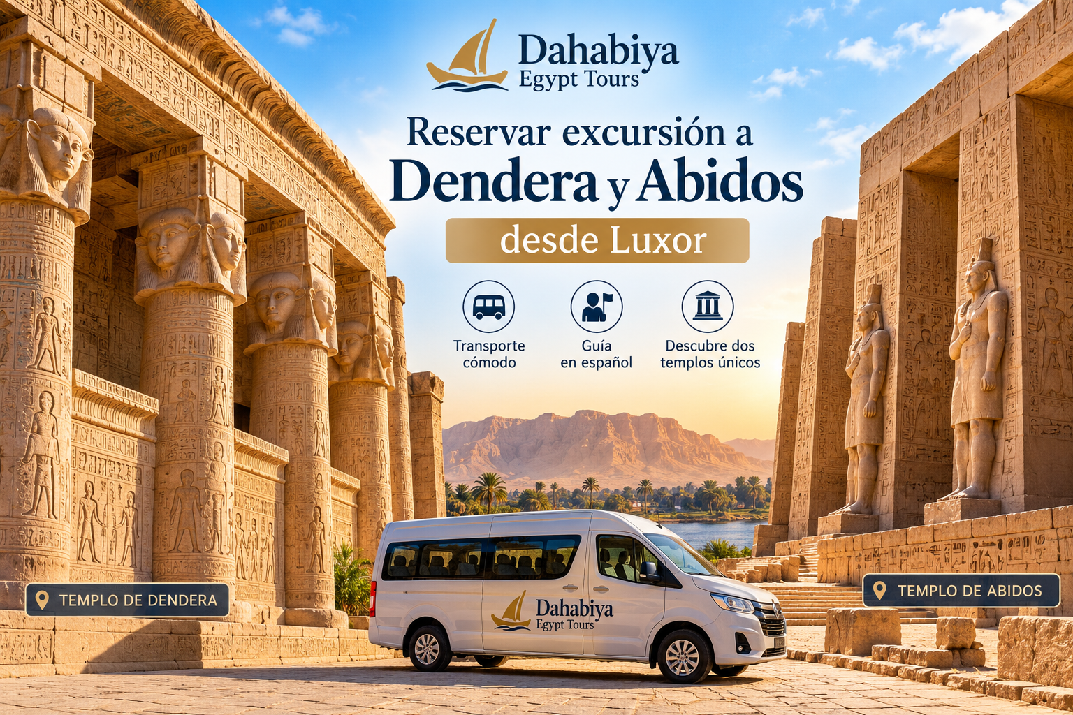 Reservar excursión a Dendera y Abidos desde Luxor