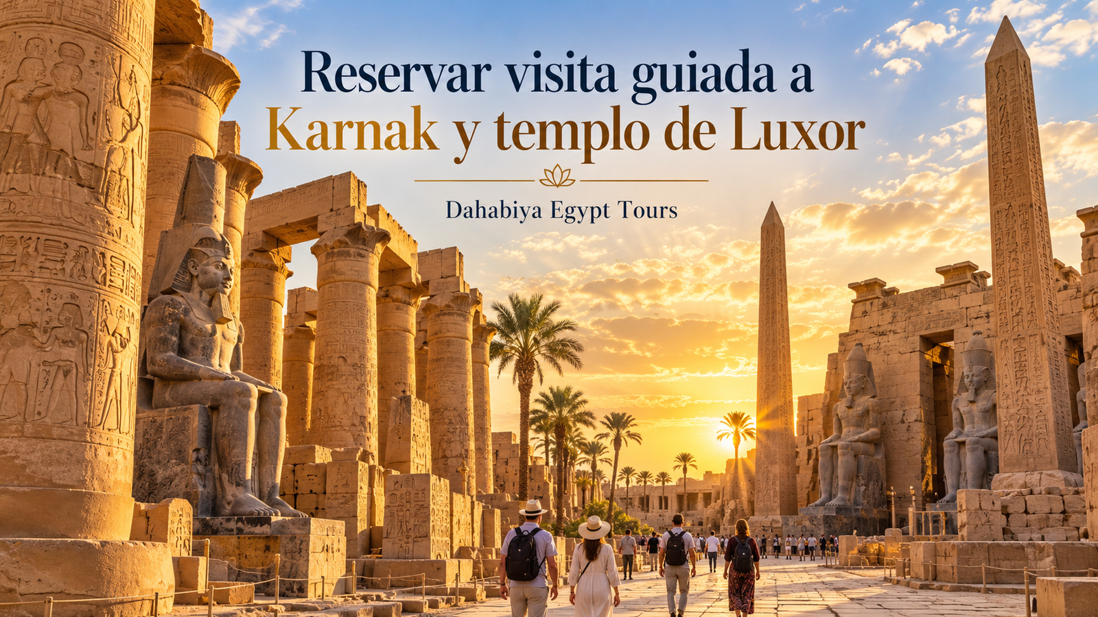 Reservar visita guiada a Karnak y templo de Luxor
