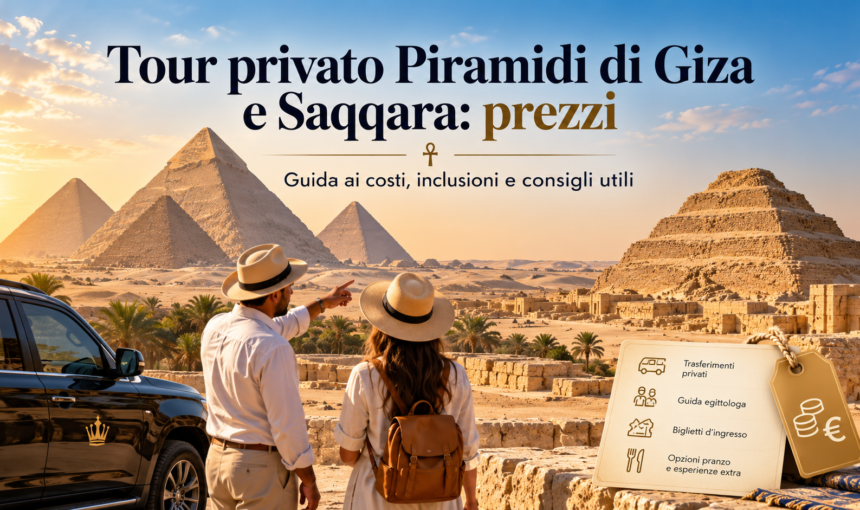 Tour privato Giza e Saqqara: prezzi, guida e costi